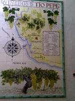 plattegrond omgeving Jerez, bodega's