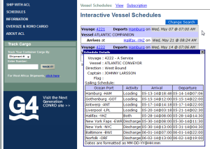 Verscheping Camper 2014